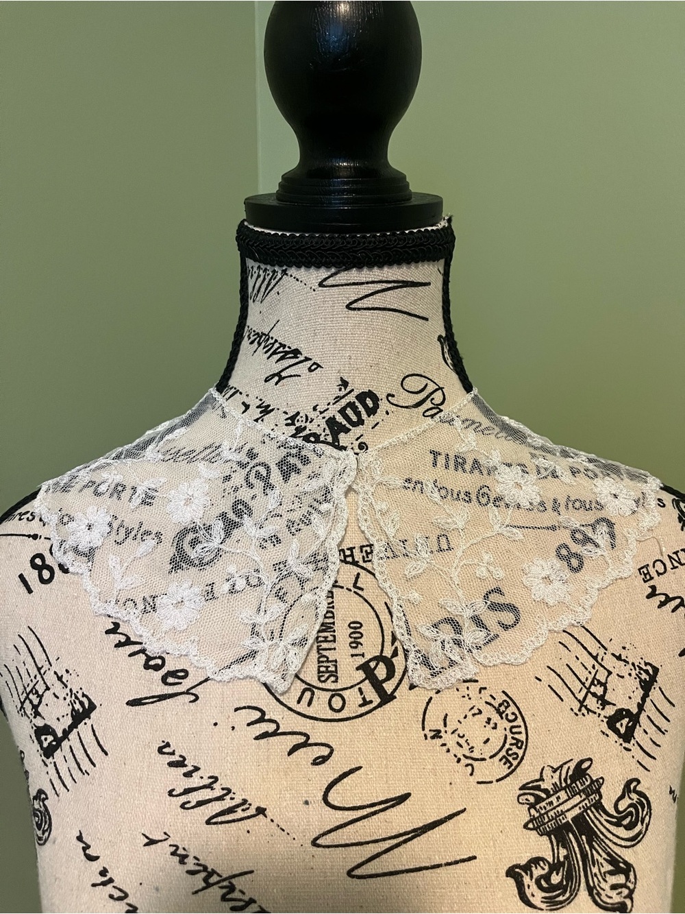 Delicate White Lace Collar Accessory